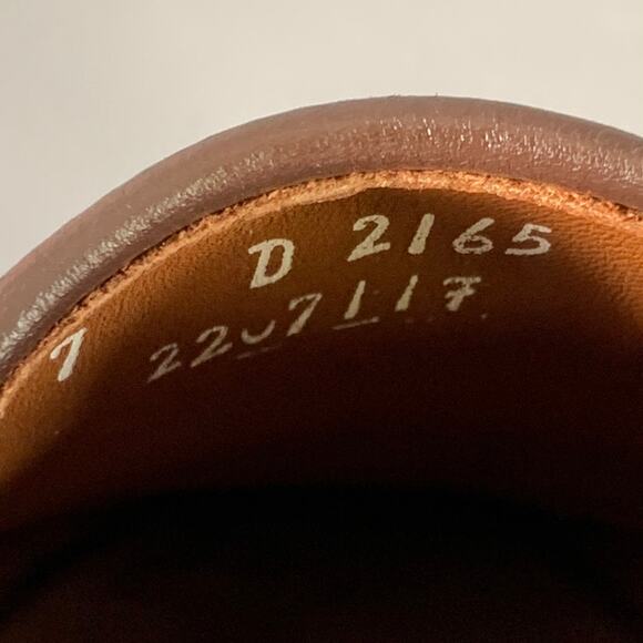 ALLEN EDMONDS Size 7 Randolph Brown Leather Penny Loafers - Picture 8 of 10